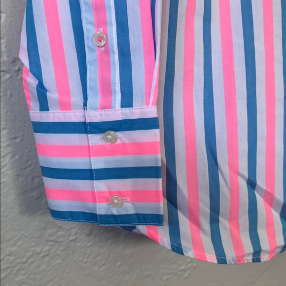 Boden Connie Relaxed Stripe Cotton Blend Button-Down Shirt 12 - Picture 5 of 8